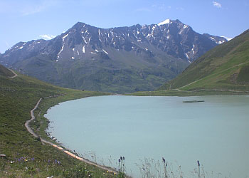 sommer bergsee rifflsee pitztal